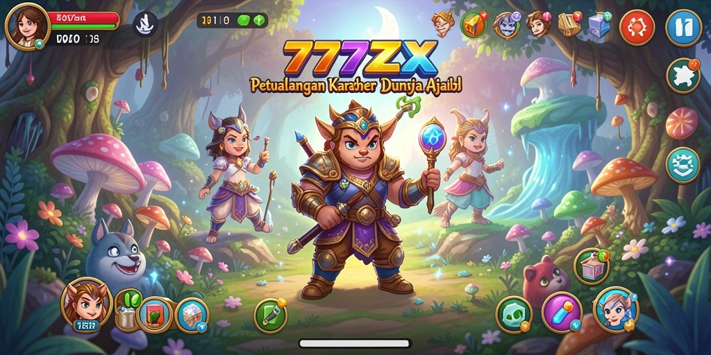 Tampilan menakjubkan dari gameplay 777ZX yang seru.