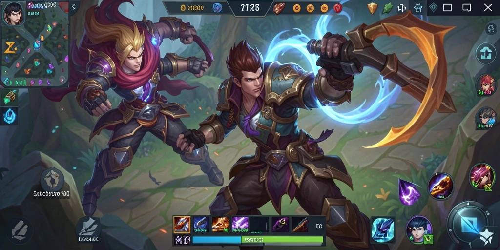 Tangkapan layar utama dari gameplay GARCO200 dengan aksi seru dan karakter unik.