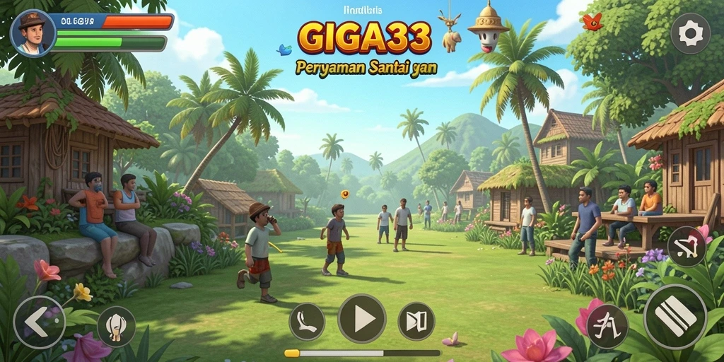Tampilan menarik dari gameplay GIGA33 yang penuh warna dan interaktif.