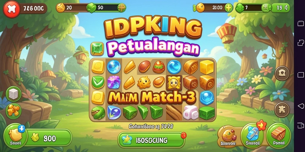 Tampilan menarik dari gameplay IDPKING yang penuh tantangan.