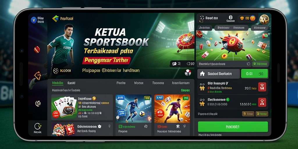 Tangkapan layar gameplay KETUA yang menampilkan berbagai pilihan taruhan.