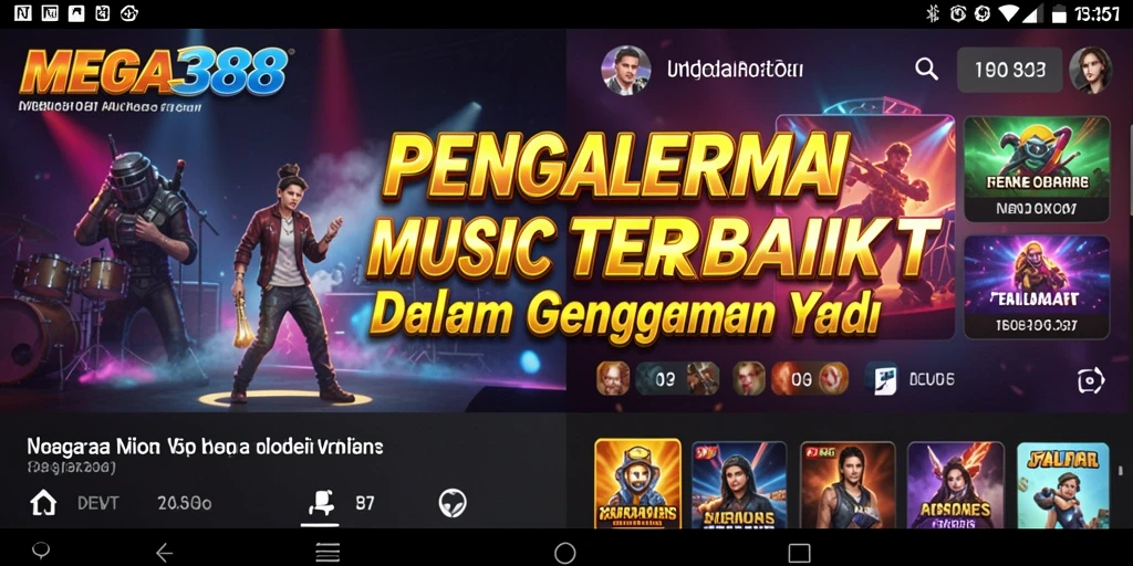 Tampilan antarmuka MEGA388 yang menarik dan mudah digunakan.