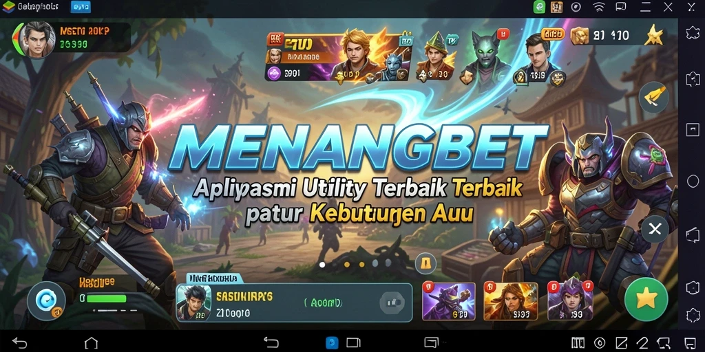 Tampilan antarmuka aplikasi MENANGBET yang menarik dan intuitif.