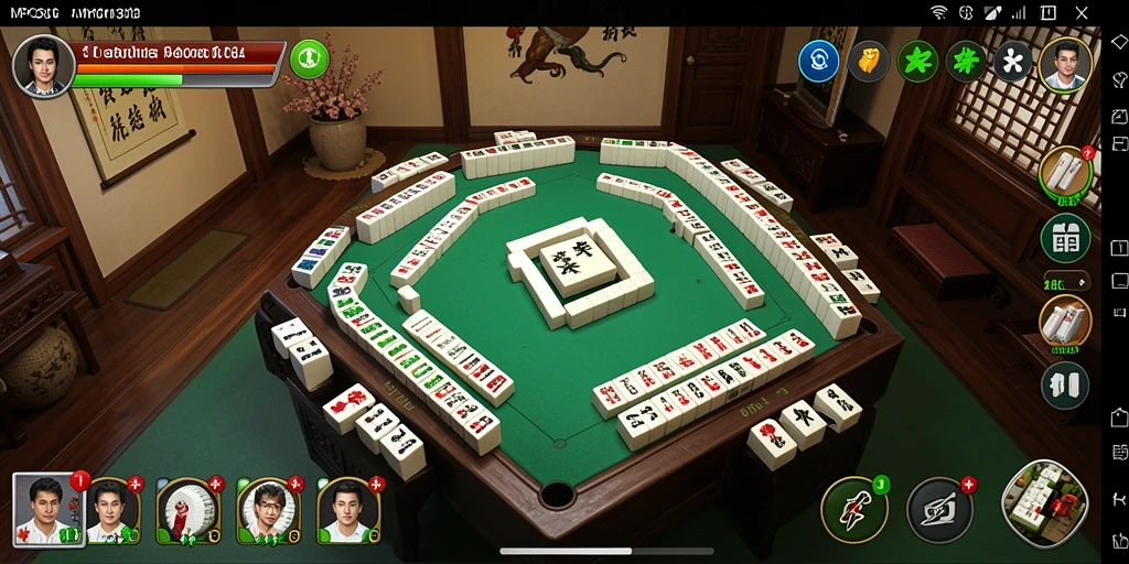 Tampilan gameplay MPO303 yang menantang dengan desain ubin Mahjong yang menarik.