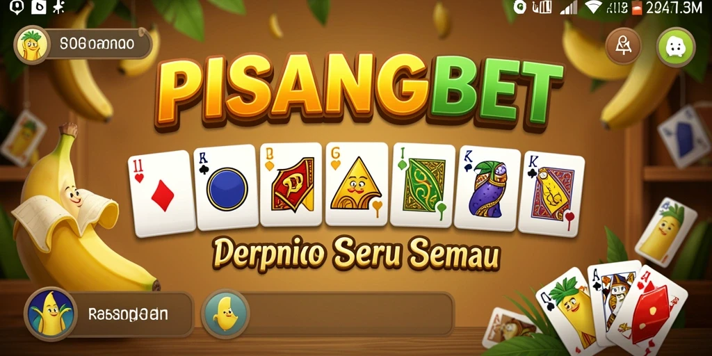 Screenshot PISANGBET menunjukkan keseruan gameplay Domino yang seru.