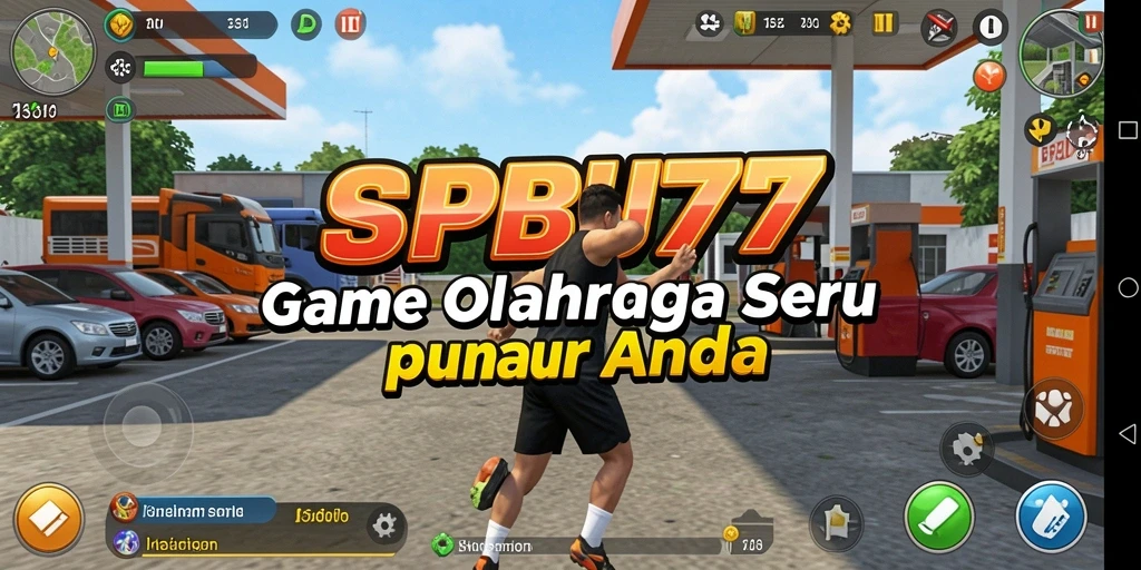 Tampilan menarik gameplay seru di SPBU77.