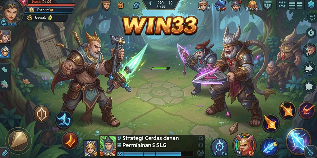 Tampilan gameplay seru dan strategis dalam WIN33.